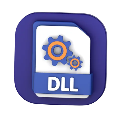 Archivo dll  3D Icon