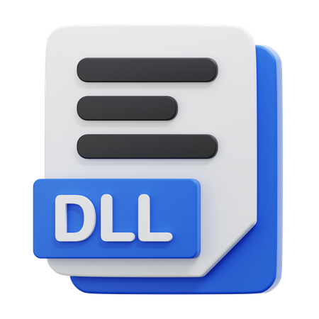 Archivo dll  3D Icon