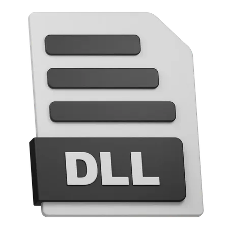 Archivo dll  3D Icon