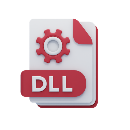 Archivo dll  3D Icon