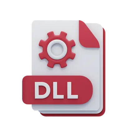 Archivo dll  3D Icon