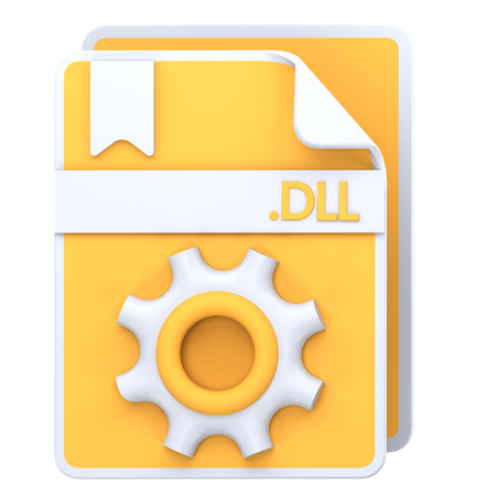 Archivo dll  3D Icon