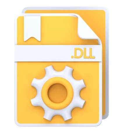 Archivo dll  3D Icon