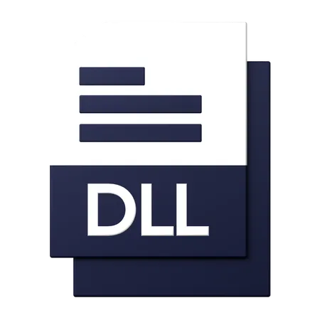 Archivo dll  3D Icon