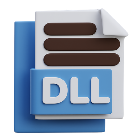 Archivo dll  3D Icon