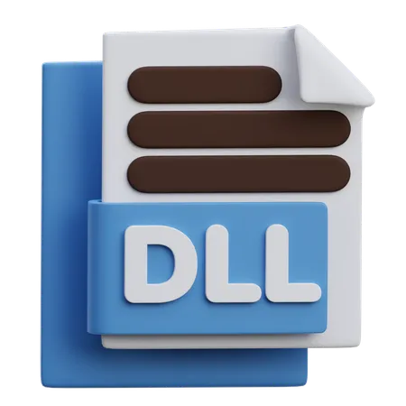 Archivo dll  3D Icon