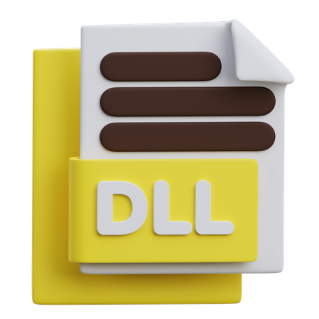 Archivo dll  3D Icon