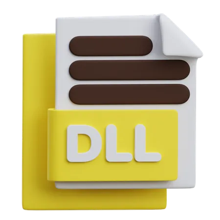 Archivo dll  3D Icon