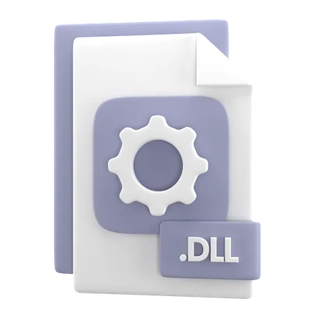 Archivo dll  3D Icon