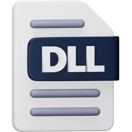 Archivo dll  3D Icon