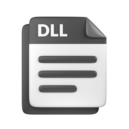 Archivo dll  3D Icon