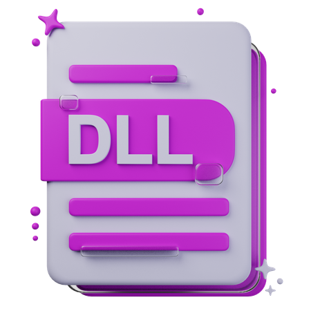 Archivo dll  3D Icon