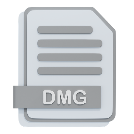 Archivo dmg  3D Icon