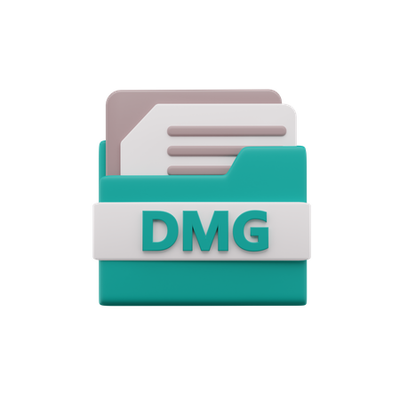 Archivo dmg  3D Icon