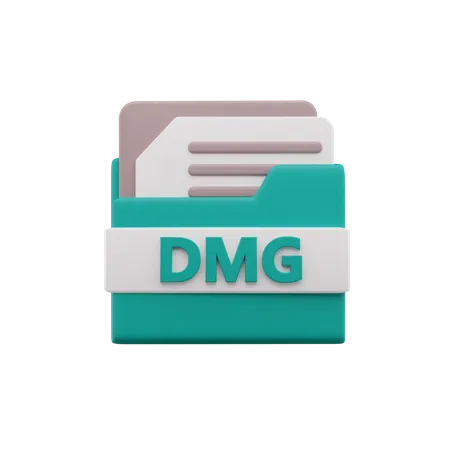 Archivo dmg  3D Icon