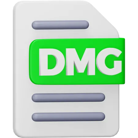 Archivo dmg  3D Icon