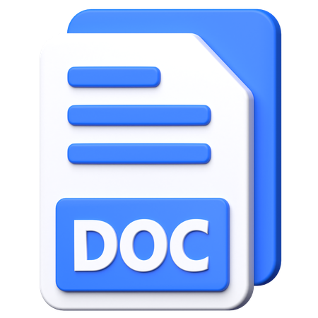 Archivo doc  3D Icon