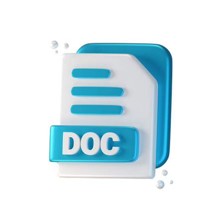 Archivo doc  3D Icon