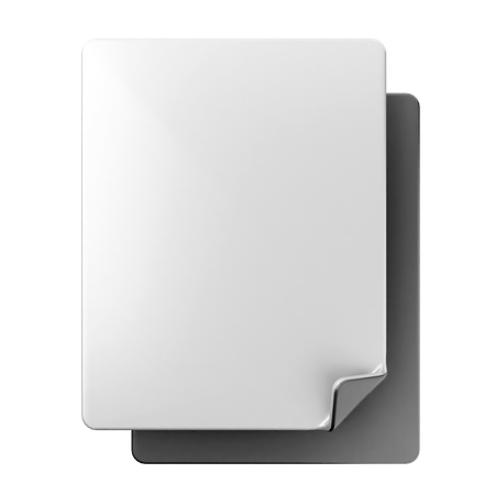 Archivo en blanco  3D Icon