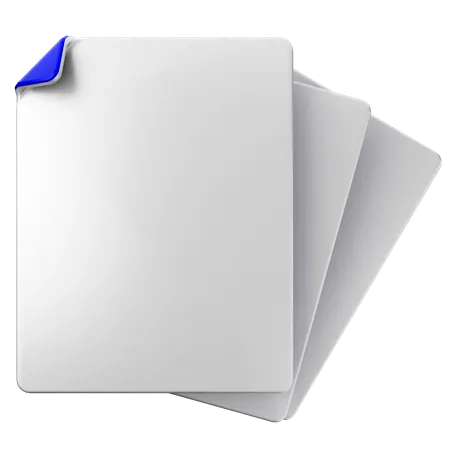 Archivo en blanco  3D Icon