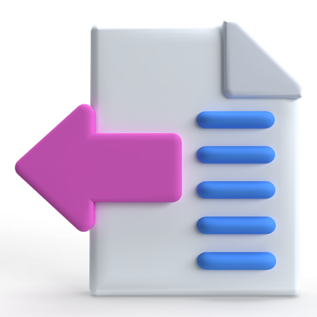 Enviar archivo  3D Icon