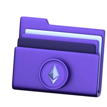 Archivo ethereum  3D Icon