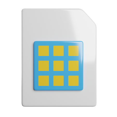 Archivo Excel  3D Icon