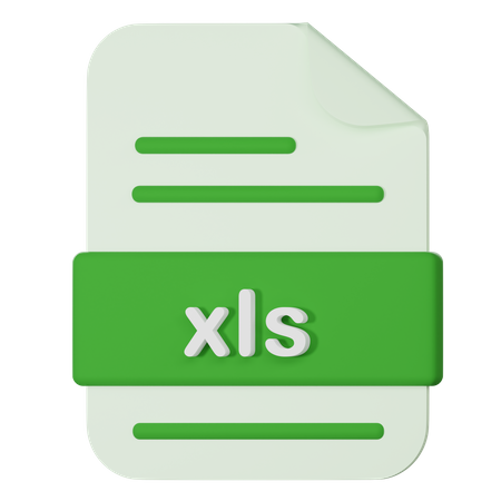 Archivo Excel  3D Icon