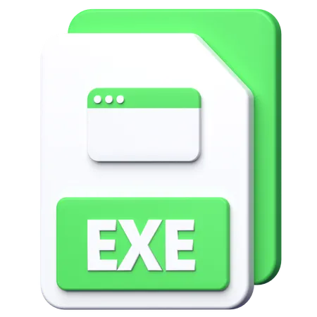 Archivo ejecutable  3D Icon