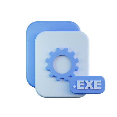 Archivo ejecutable  3D Icon