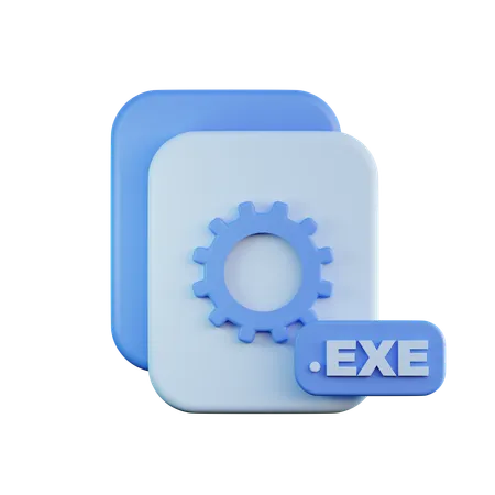 Archivo ejecutable  3D Icon