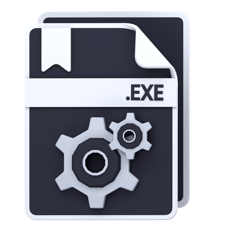 Archivo ejecutable  3D Icon