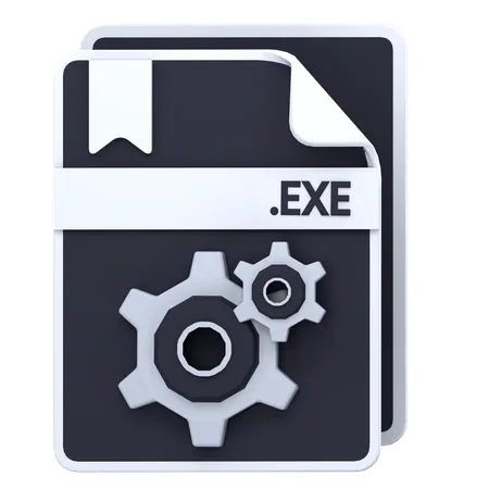 Archivo ejecutable  3D Icon