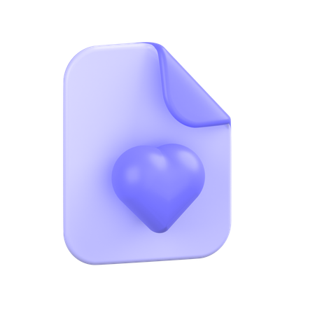 Archivo favorito  3D Icon