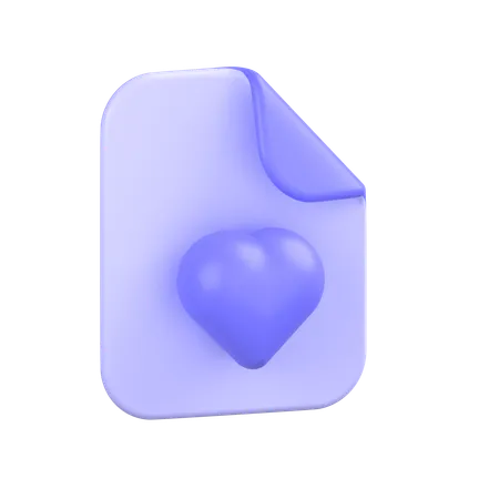 Archivo favorito  3D Icon