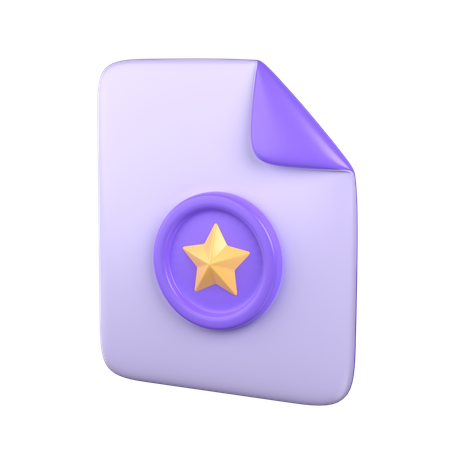 Archivo favorito  3D Icon