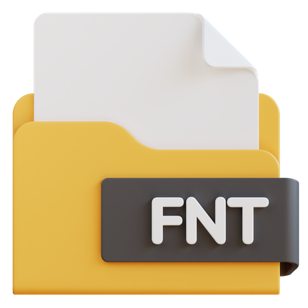 Archivo fnt  3D Icon