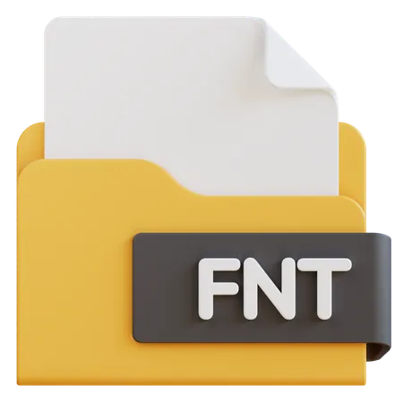 Archivo fnt  3D Icon