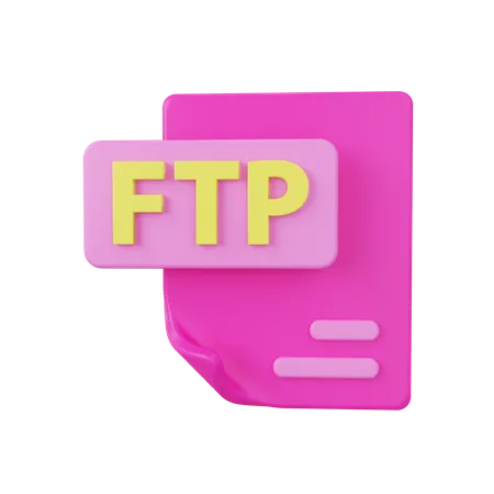 Archivo ftp  3D Icon