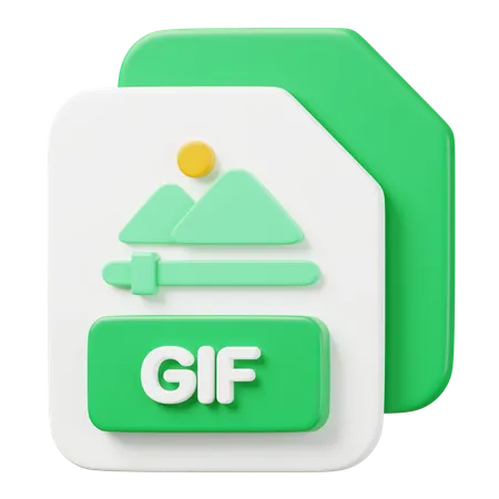 Archivo gif  3D Icon