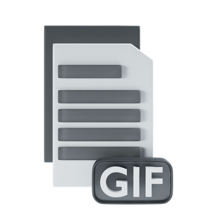 Archivo gif  3D Icon