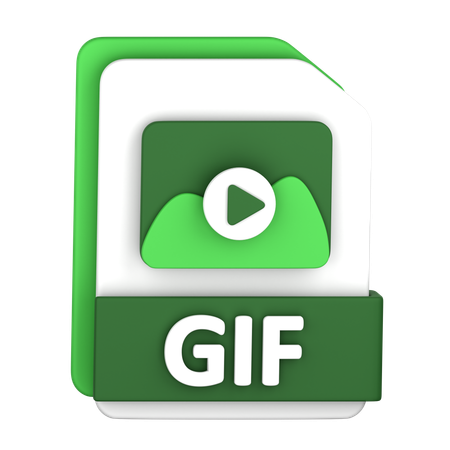 Archivo gif  3D Icon