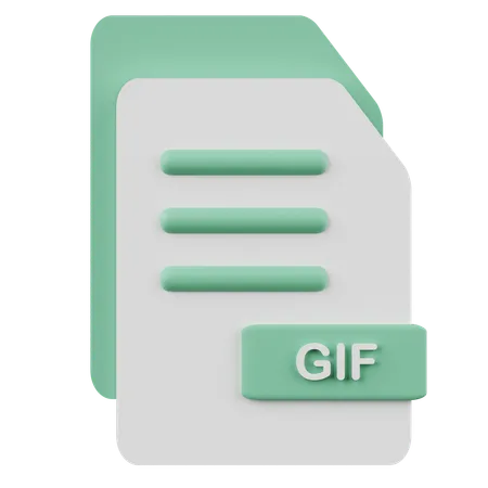 Archivo gif  3D Icon