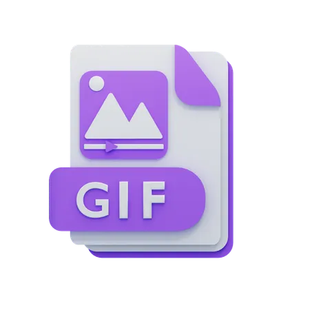 Archivo gif  3D Icon