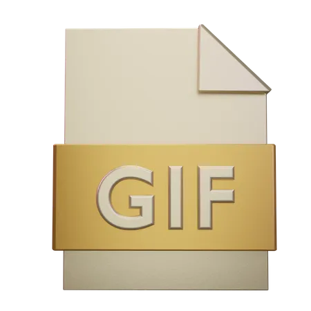 Archivo gif  3D Icon