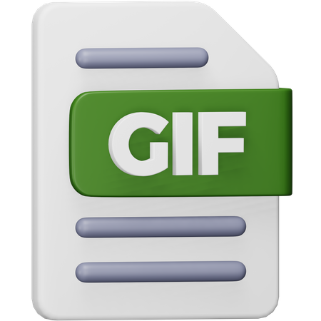 Archivo gif  3D Icon