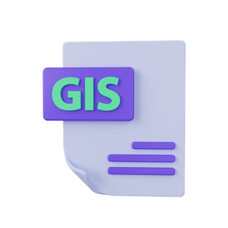 Archivo gis  3D Icon