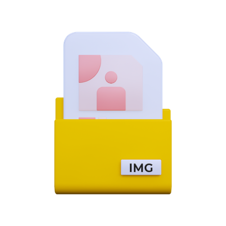 Archivo img  3D Icon