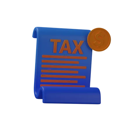 Archivo de impuestos  3D Icon