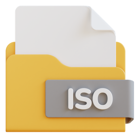 Archivo ISO  3D Icon